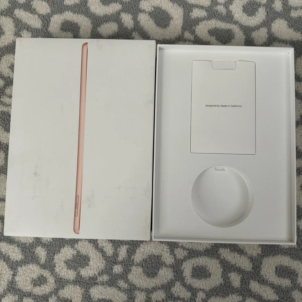 iPad 6th Generation 128GB Empty Box